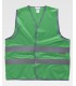Chaleco de visibilidad realzada con cierre de velcro adaptable HVTT03. Workteam7