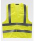 Chaleco de rejilla de alta visibilidad con cierre de velcro C3613. Workteam1
