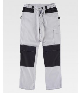 Pantalón de triple costura, refuerzo en culera y porta rodilleras WF1052. Workteam3