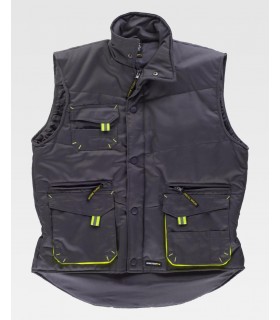 Chaleco acolchado multibolsillos WF1680. Workteam1
