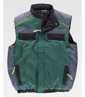 Chaleco acolchado multibolsillos WF5853. Workteam7