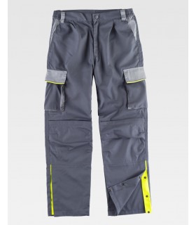 Pantalón con porta rodilleras y refuerzo en culera WF5852. Workteam8