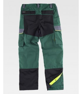 Pantalón con porta rodilleras y refuerzo en culera WF5852. Workteam13