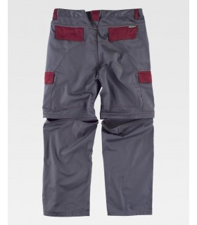 Pantalón desmontable con refuerzo en culera WF1850. Workteam2