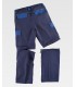 Pantalón desmontable con refuerzo en culera WF1850. Workteam4