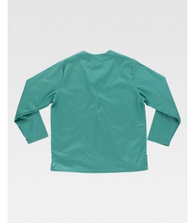 Casaca B9210 cuello de pico. Manga larga