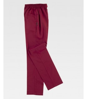 Pantalón B1427 recto. Elástico en cintura