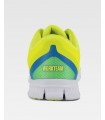 Zapatilla deportiva P4001 de rejilla con cordones. Suela EVA en blanco. Workteam