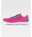 Zapatilla deportiva P4001 de rejilla con cordones. Suela EVA en blanco. Workteam