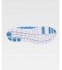 Zapatilla deportiva P4001 de rejilla con cordones. Suela EVA en blanco. Workteam