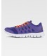 Zapatilla deportiva P4001 de rejilla con cordones. Suela EVA en blanco. Workteam
