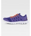 Zapatilla deportiva P4001 de rejilla con cordones. Suela EVA en blanco. Workteam