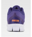 Zapatilla deportiva P4001 de rejilla con cordones. Suela EVA en blanco. Workteam