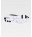 Zapatilla deportiva P4001 de rejilla con cordones. Suela EVA en blanco. Workteam