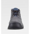 P2601 Bota de serraje y lona con cordones.