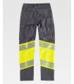 Pantalón de Alta visibilidad con cintas reflectantes segmentadas C2718. Workteam2