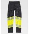 Pantalón de Alta visibilidad con cintas reflectantes segmentadas C2718. Workteam6