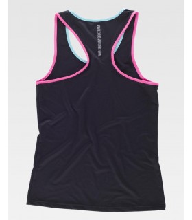 Camiseta S7520 de tirantes para mujer de deporte. Workteam2