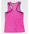 Camiseta S7520 de tirantes para mujer de deporte. Workteam4