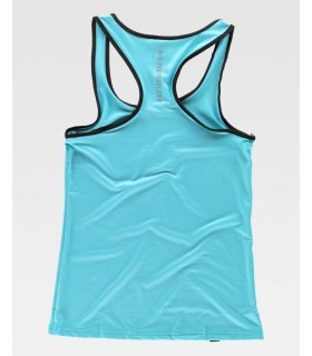 Camiseta S7520 de tirantes para mujer de deporte. Workteam6
