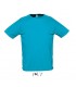 Camiseta SPORTY 11939 Running de hombre con manga raglán. Sol´s