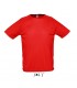 Camiseta SPORTY 11939 Running de hombre con manga raglán. Sol´s
