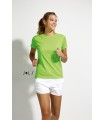 Camiseta SPORTY 01159 Running de mujer con manga raglán. Sol´s