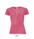 Camiseta SPORTY 01159 Running de mujer con manga raglán. Sol´s