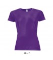 Camiseta SPORTY 01159 Running de mujer con manga raglán. Sol´s