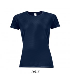 Camiseta SPORTY 01159 Running de mujer con manga raglán. Sol´s