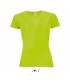 Camiseta SPORTY 01159 Running de mujer con manga raglán. Sol´s