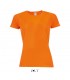 Camiseta SPORTY 01159 Running de mujer con manga raglán. Sol´s