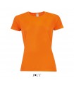 Camiseta SPORTY 01159 Running de mujer con manga raglán. Sol´s