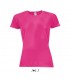 Camiseta SPORTY 01159 Running de mujer con manga raglán. Sol´s