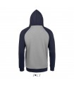 Sudadera SEATTLE 02998 Bicolor unisex. Sol´s