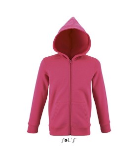 Sudadera 02092 Stone de niños con cremallera entera y capucha. Sols