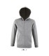 Sudadera 02092 Stone de niños con cremallera entera y capucha. Sols