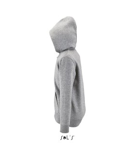 Sudadera 02092 Stone de niños con cremallera entera y capucha. Sols