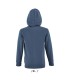 Sudadera 02092 Stone de niños con cremallera entera y capucha. Sols