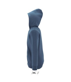 Sudadera 02092 Stone de niños con cremallera entera y capucha. Sols