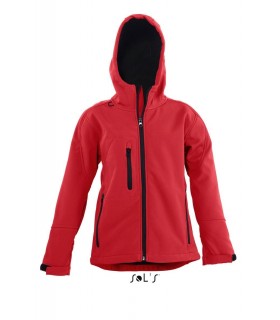 Chaqueta Softshell 46603 Replay de niños con capucha. Sols