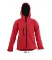 Chaqueta Softshell 46603 Replay de niños con capucha. Sols