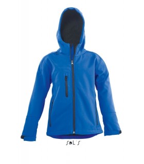 Chaqueta Softshell 46603 Replay de niños con capucha. Sols