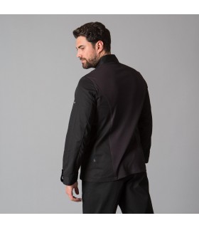Chaqueta 9478 Andreu de hombre con mangas regulables. Negro espalda. Garys