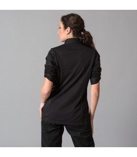 Chaqueta 9487 Medina de mujer con mangas regulables. Negro espalda. Garys