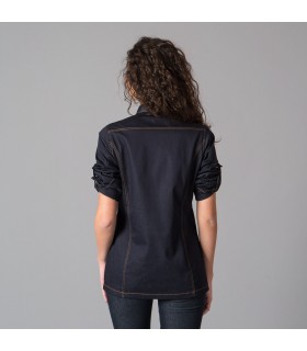 Chaqueta 9481 Valera de mujer texas marino. Espalda. Garys