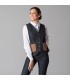 Chaleco 9947 BAENA de mujer combinado de vaquero. Pecho. Garys