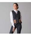Chaleco 9947 BAENA de mujer combinado de vaquero. Pecho. Garys