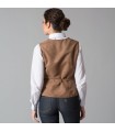 Chaleco 9947 BAENA de mujer combinado de vaquero. Espalda. Garys