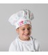 Gorro Gran Chef 4452 para niños diseño POKOYO. Pecho. Garys.
